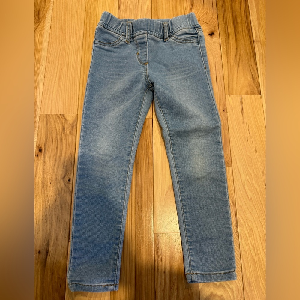 Girls Mini Boden Size 5 Stretch Jeans